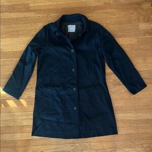 Everlane Women's Black Cotton Coat